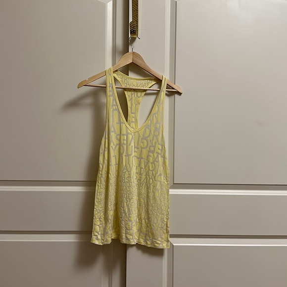 Lululemon Tank Yellow Size 8 - Picture 1 of 4